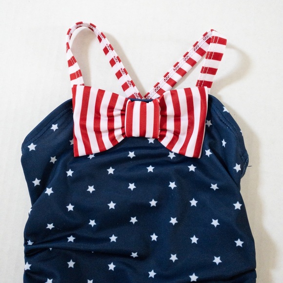 Gymboree Stars and Strips Patriotic Swim Suit - Picture 3 of 9